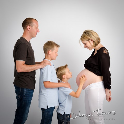 Photo de grossesse en famille !