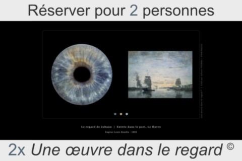 Une œuvre dans le regard © - Iris de Johann